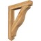 Ekena Millwork Funston Arts & Crafts Rough Sawn Bracket, Western Red Cedar, 6"W x 40"D x 48"H BKT06X40X48FST03RWR - alternate 1